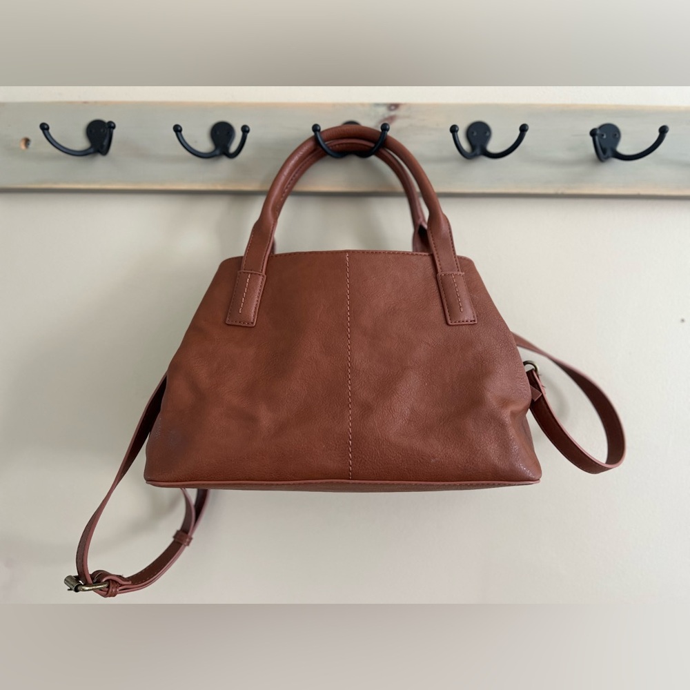 Sonoma Goods For Life Brown/Tan Alice Satchel Bag